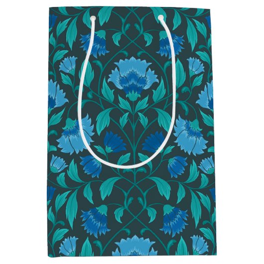 Сkorenbloempatroon Medium Cadeauzakje (Voorkant)