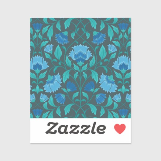 Сkorenbloempatroon Sticker (Vel)