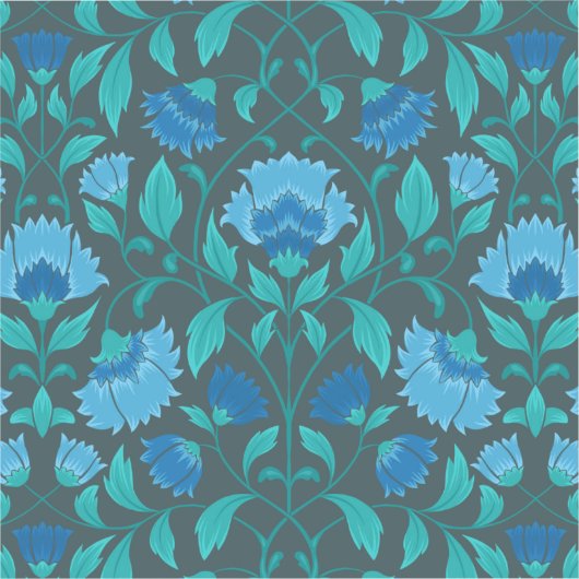 Сkorenbloempatroon Sticker (Voorkant)