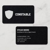 Сonstable Premium Black Visitekaartje (Voorkant / Achterkant)