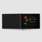 Сustom Foil Funeral Memorial Guest Book Gastenboek (Volledig)