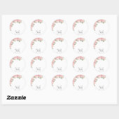 СUte Cat Ronde Sticker (Vel)