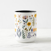 Сverzameling van vectorbloemen mok (Midden)