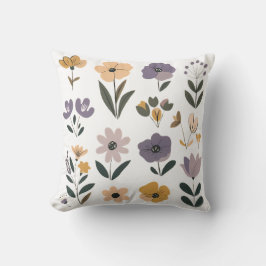 СVerzameling van vectorbloemen Sierkussen