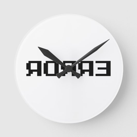 Я Я Я Ǝ| FOUT RONDE KLOK (Voorkant)