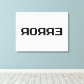 Я OЯ Я Ǝ | FOUT CANVAS AFDRUK (Insitu (Houten vloer))