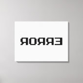 Я OЯ Я Ǝ | FOUT CANVAS AFDRUK (Voorkant)