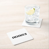 Я OЯ Я Ǝ | FOUT KARTONNEN ONDERZETTERS (Insitu)