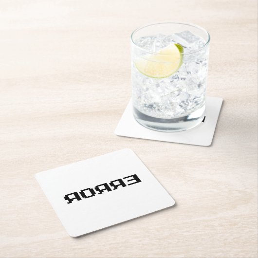 Я OЯ Я Ǝ | FOUT KARTONNEN ONDERZETTERS (Insitu)