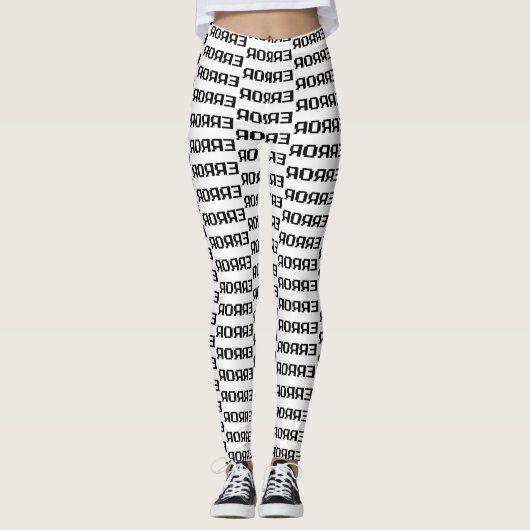 Я OЯ Я Ǝ | FOUT LEGGINGS (Voorkant)