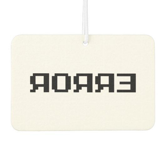 Я OЯ Я Ǝ | FOUT LUCHTVERFRISSER (Voorkant)