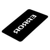 Я OЯ Я Ǝ | FOUT MAGNEET (Linkerzijde)