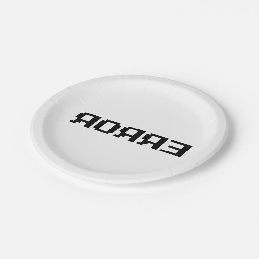 Я OЯ Я Ǝ | FOUT PAPIEREN BORDJE (Gekanteld)