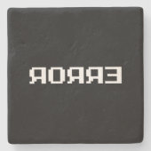 Я OЯ Я Ǝ | FOUT STENEN ONDERZETTER (Voorkant)