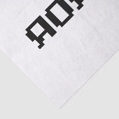 Я OЯ Я Ǝ | FOUT TISSUEPAPIER (Detail)