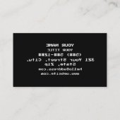 ЯOЯЯƎ | ERROR VISITEKAARTJE (Achterkant)