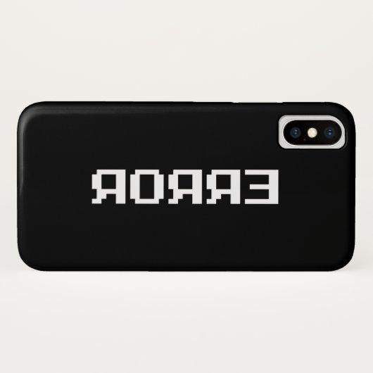 ЯOЯЯƎ | FOUT Case-Mate iPhone CASE (Achterkant (horizontaal))