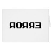 ЯOЯЯƎ | FOUT KAART (Voorkant Horizontaal)