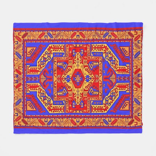 հ ա կ ա  Armeense vuurbanket, klein Fleece Deken (Voorkant (Horizontaal))