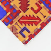 հ ա կ ա  Armeense vuurbanket, klein Fleece Deken (Hoek)