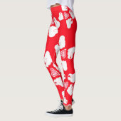 ט״ו באב schattige konijn Valentijnsdag Leggings (Links)