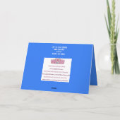 יום ירושל י ם יִ שְׂ רָ אֵ לJerusalem Westerne Muu Bedankkaart (Achterkant)