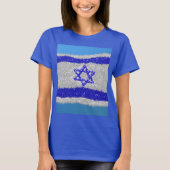 ישראל Israëlisch patriottisch feest in shirt (Voorkant)
