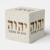 י ה ה/YHWH/Yahweh Bedankdoosjes (Achterkant)