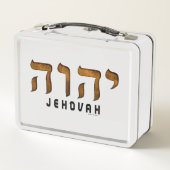 י ה ו ה Jehovah (Achterkant)