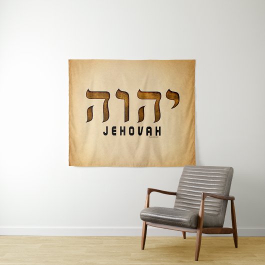 י ה ו ה Jehovah Wandkleed (In Situ (horizontaal))