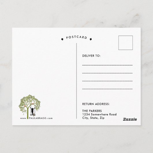 י ש ע/Yeshua/Jesus Briefkaart (Achterkant)