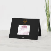 ל״ג בעומר Lag B'Omer sprankelend stoutmoedig vreug Feestdagen Kaart (Achterkant)