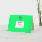 סוכות Sukkot fun lulav en etrog kaart (Achterkant)