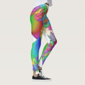 פּוּרִים Purim Vashti's bloemenmasker Leggings (Rechts)