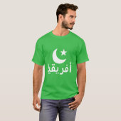 أ ر ق ا Afrika in het Arabisch T-shirt (Voorkant volledig)