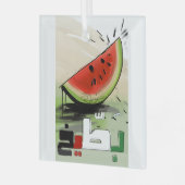 بطيخفس ط ي نل GLAS ORNAMENT (Voorkant links)