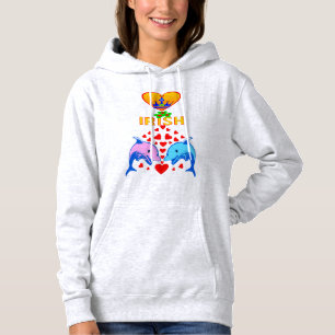 ♥ ت☘Ik hou van Iers-Geweldige St Patrick's Day Cla Hoodie