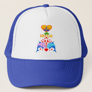 ♥ ت☘Ik hou van Iers-Geweldige St Patrick's Day Sti Trucker Pet