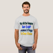 ㋡تRandom Computer Joke American Apparel Jersey Tت㋡ T-shirt (Voorkant volledig)