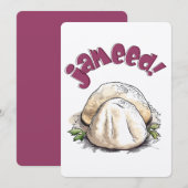 جميدمس فنNashama Jordan Mansaf Jameed Arabic Food Kaart (Voorkant / Achterkant)