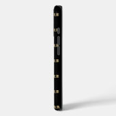 حروف اسم Elegant Monogram Case-Mate iPhone Case (Achterkant / Links)