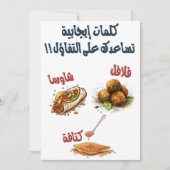 شاورما ف ل ا ف ل ك ن ا ف ة KAART (Voorkant)