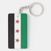 علم الثور ة ا ل س و ر ي ةVlag Sleutelhanger (achterkant)