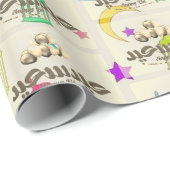 عيدسع يد kleurrijk cadeaupapier (Rol Hoek)