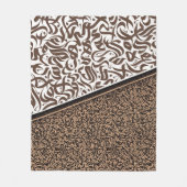 فن الخط ا ل ع ر ب ي FLEECE DEKEN (Voorkant)