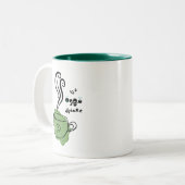 ف ي ا steken , steken ر ز ,  , steken , steken , s tweekleurige koffiemok (Voorkant links)