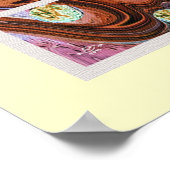 ف schilderij van QQQrani ن-ل-ا-لخ bocht Poster (Hoek)