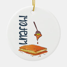 كنافة Arabisch Knafeh Kunafa Midden-Oosters snoep Keramisch Ornament