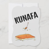 كنافة Kunafa Joke Arabisch Slang Grappig Kaart (Achterkant)