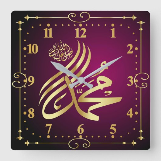 م م د VIERKANTE KLOK (Voorkant)